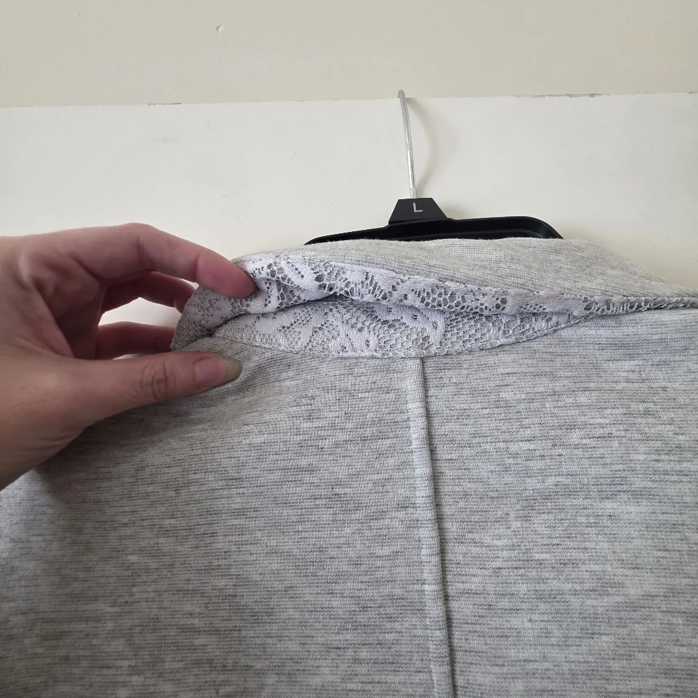 Candie's Light Heather Grey Blazer - Picture 8 of 15